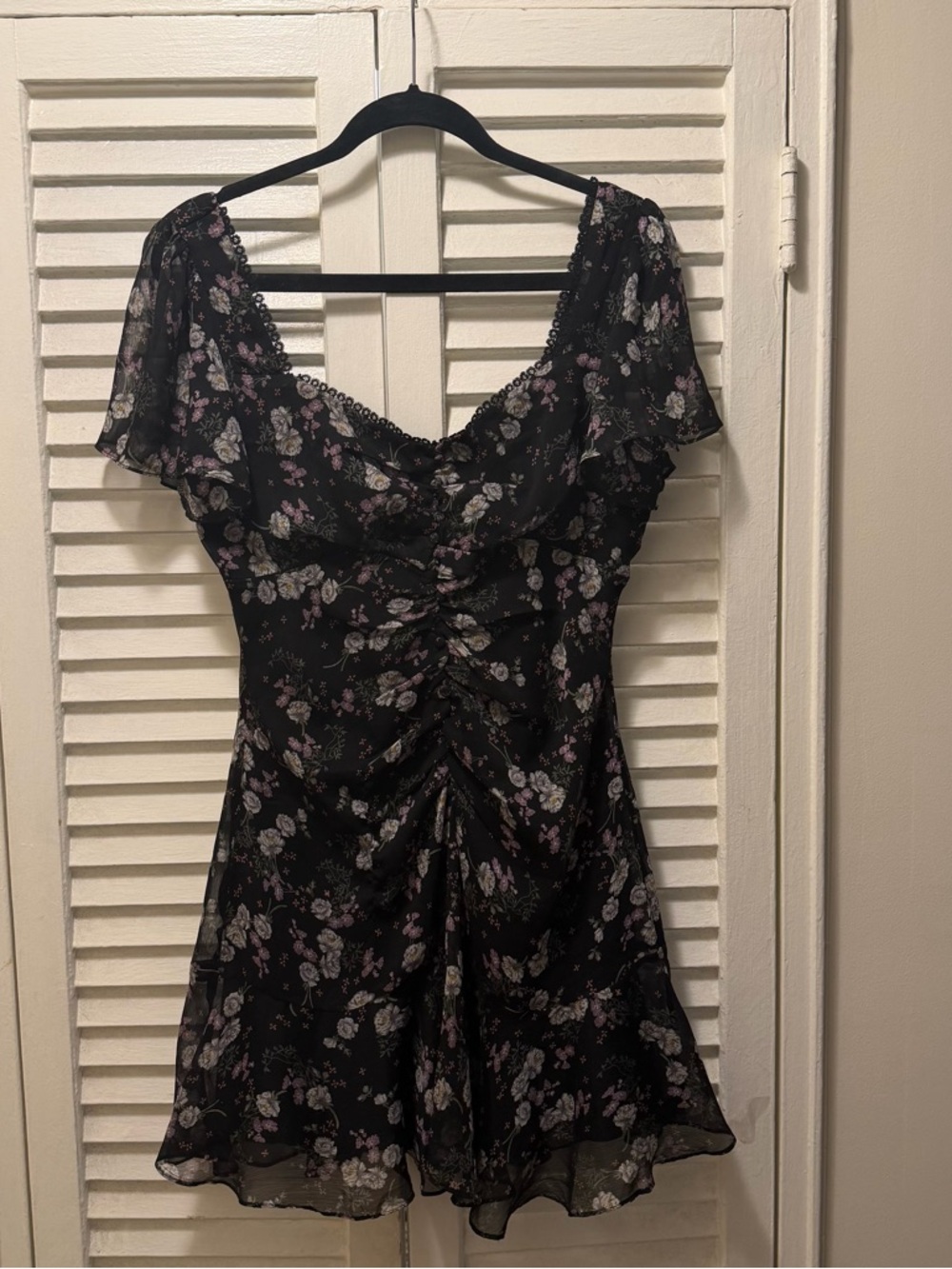 ASTR 🌸 So Smitten Floral Print Ruched Dress - Picture 6 of 7